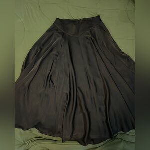 Free People Black Chilco Skirt